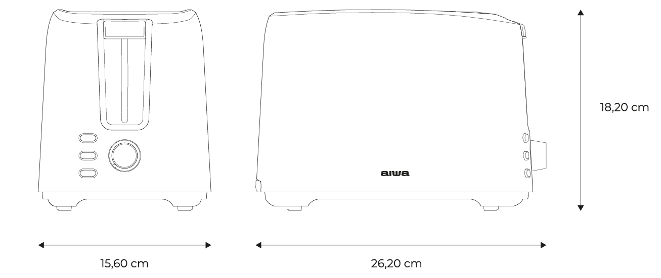 AIWA Toaster ASATAN-measures