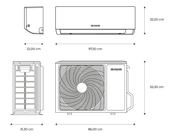 AIWA Air Conditioning FUJINAIR 24-measures