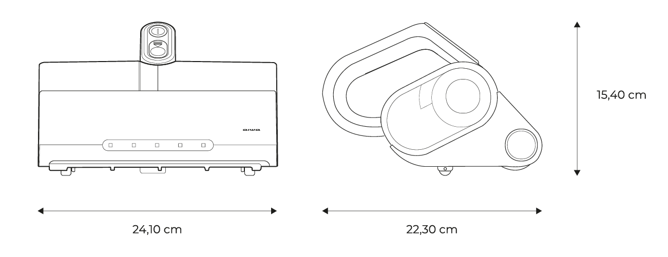 AIWA Mattress Cleaner FUTONSUI-measures