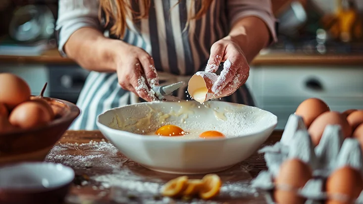 AIWA Hand Blender KENKIRI-separating eggs